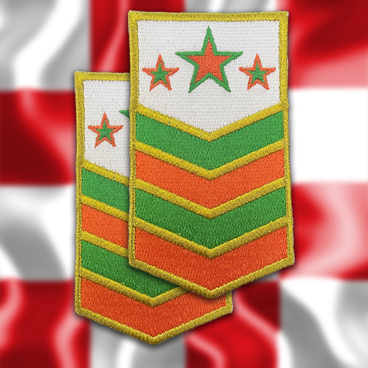 Kruikenstad Schouderpatch Duo Pack - Opstrijk Embleem