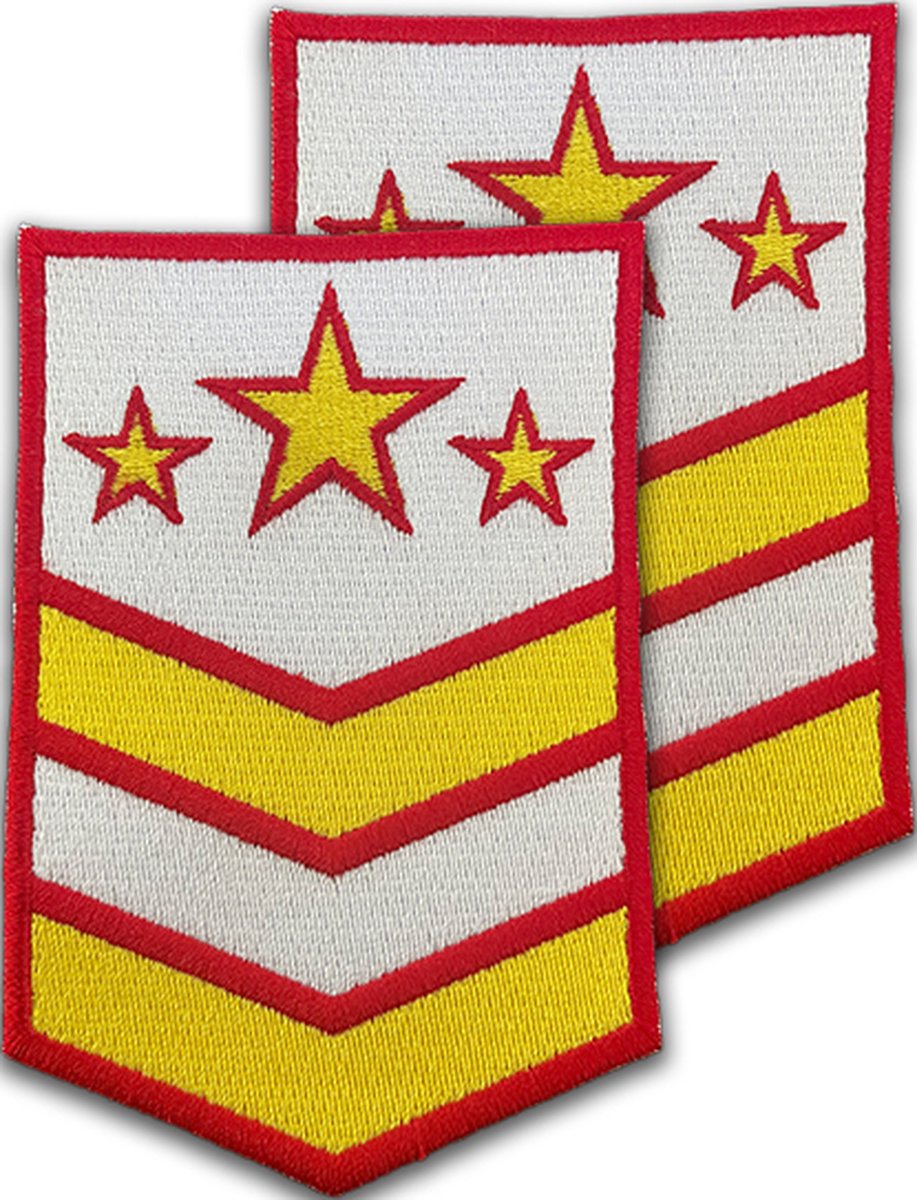 Oeteldonk Schouderpatch Duo Pack - Opstrijk Embleem