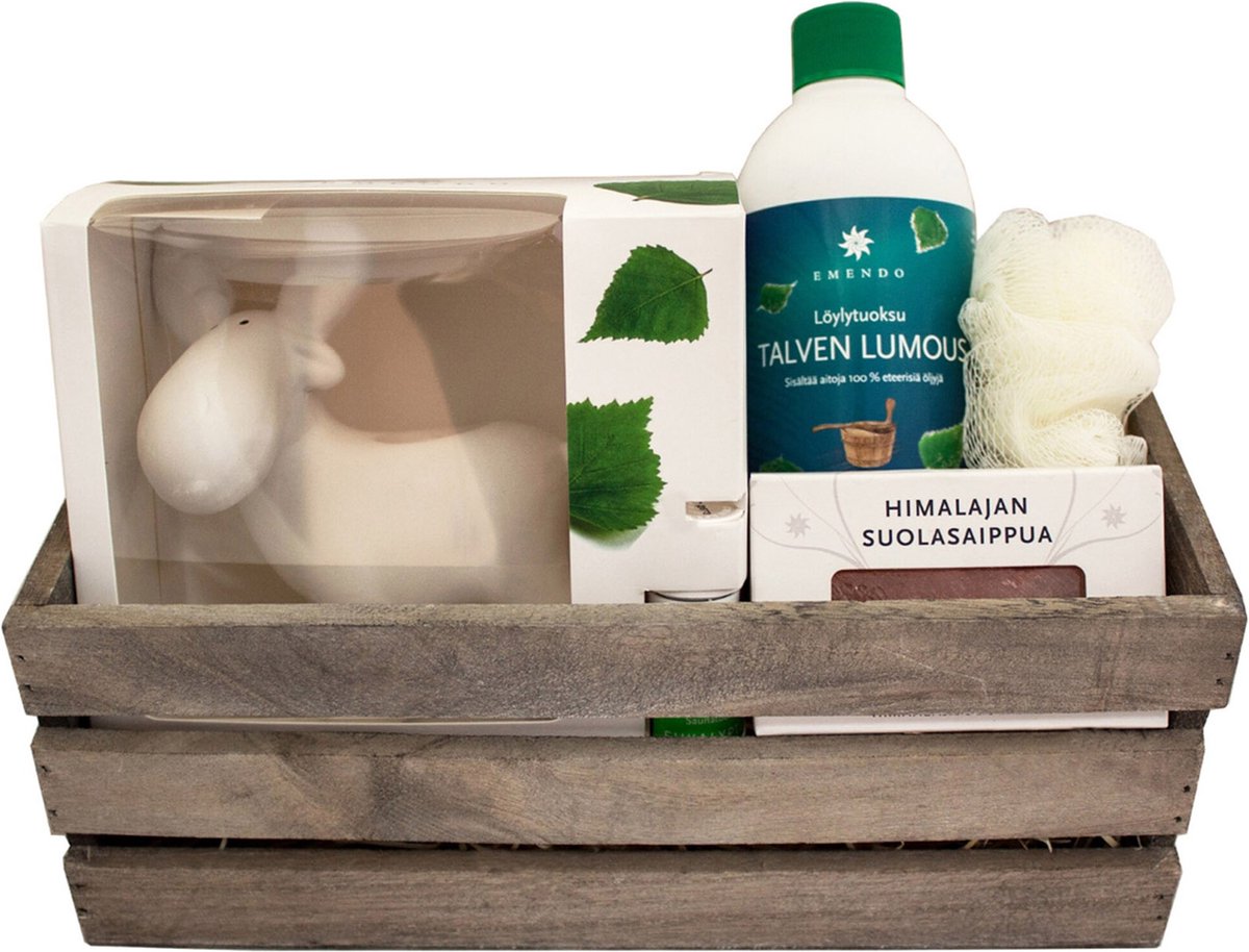 Emendo Sauna geschenkmand winterbetovering