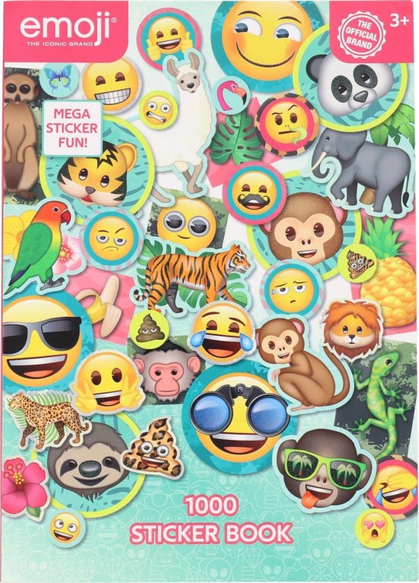 Emoji - 1000 Stickerboek