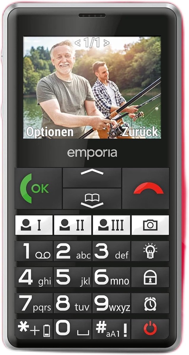 Mobiele klaptelefoon zonder abonnement, telefoon voor senioren met noodoproep senioren telefoon mobile