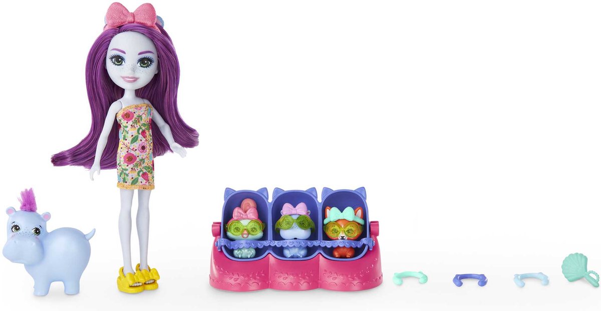 Enchantimals - Baby Best Friends - Hedda Hippo & Lake - Pop