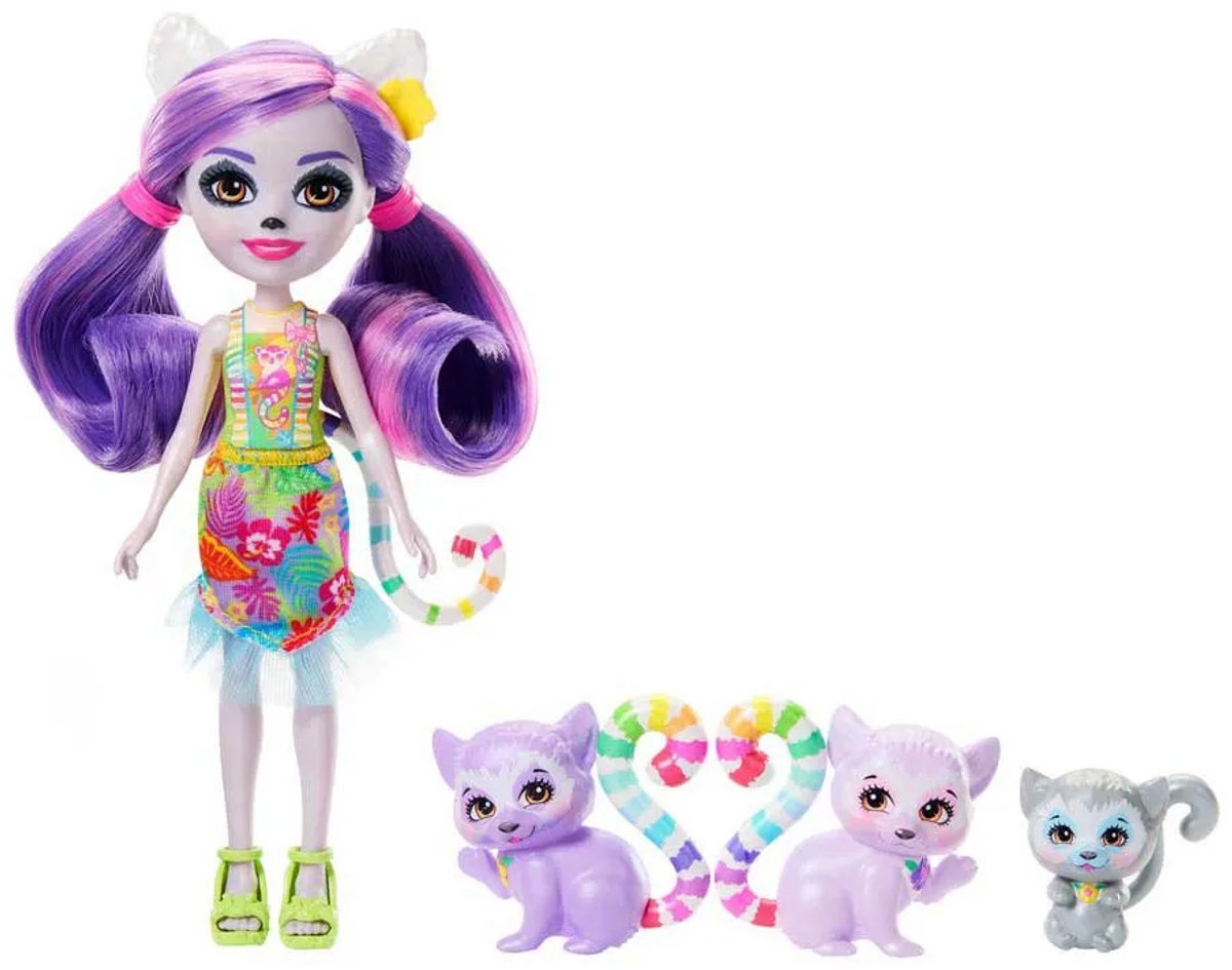 Pop Enchantimals FAMILLE DE LEMURIENS