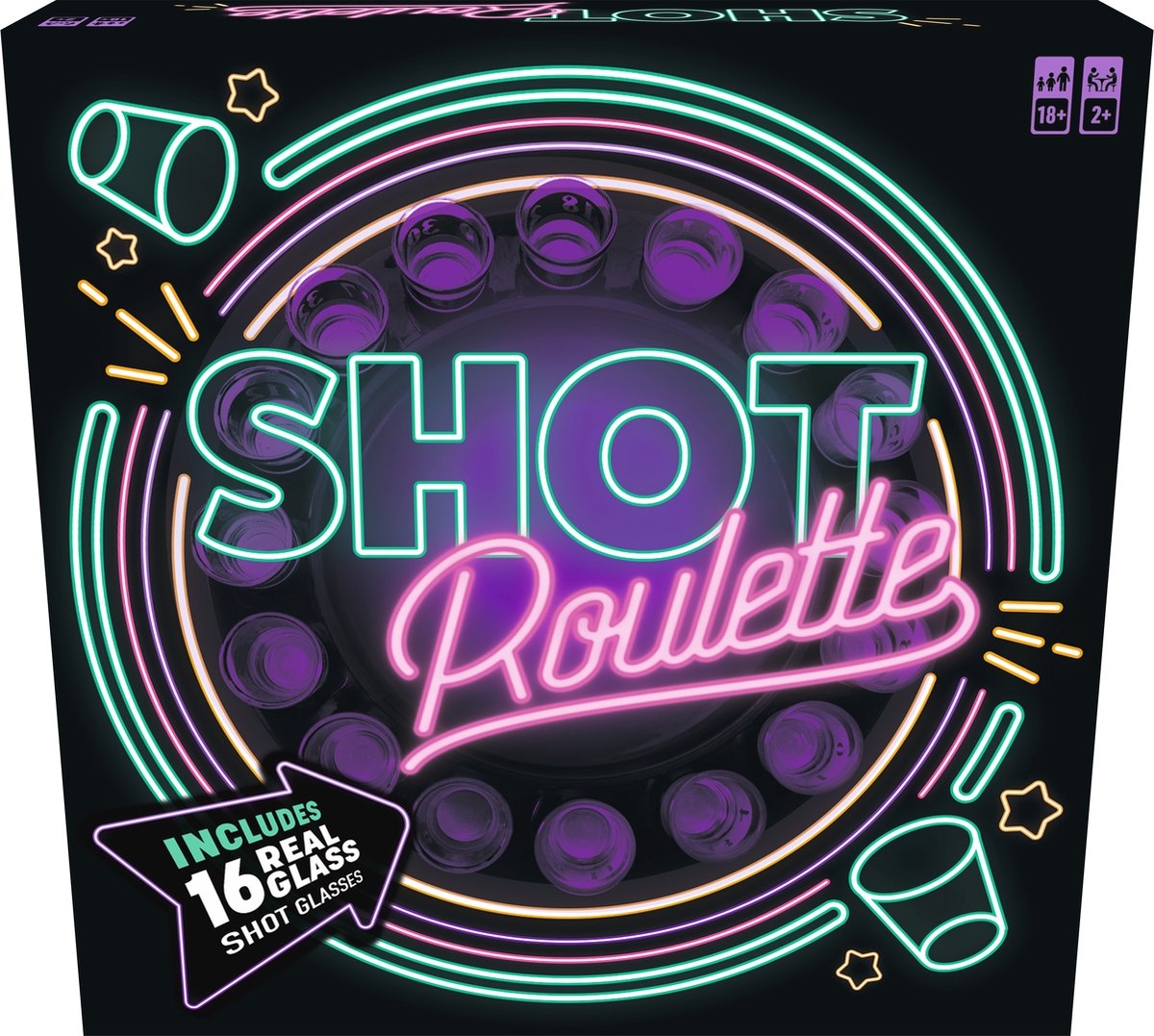 Endless Games Shot Roulette - Actiespel - Partyspel - Drankspel