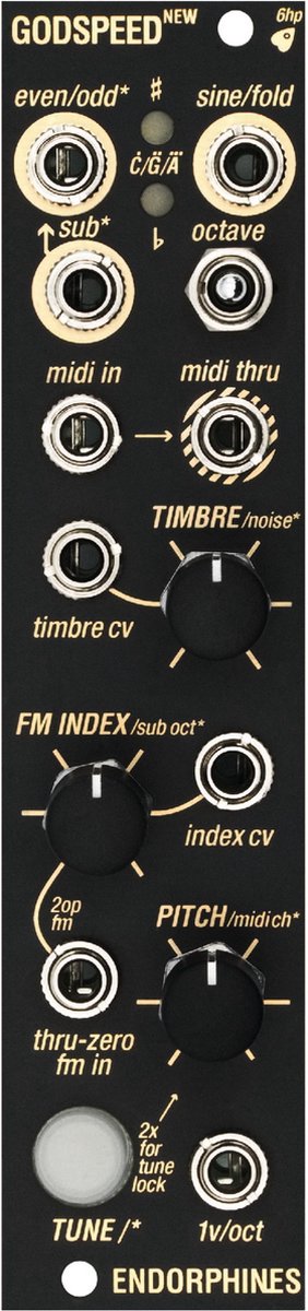 Endorphin.es New Godspeed - Oscillator modular synthesizer