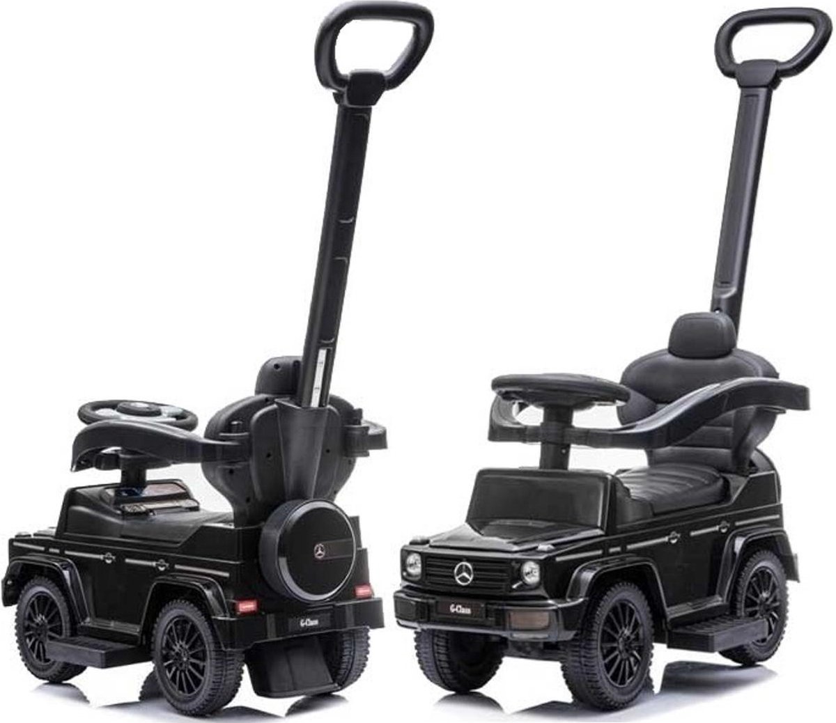   - zwart - Mercedes Benz - veiligheidsbeugels - opbergruimte