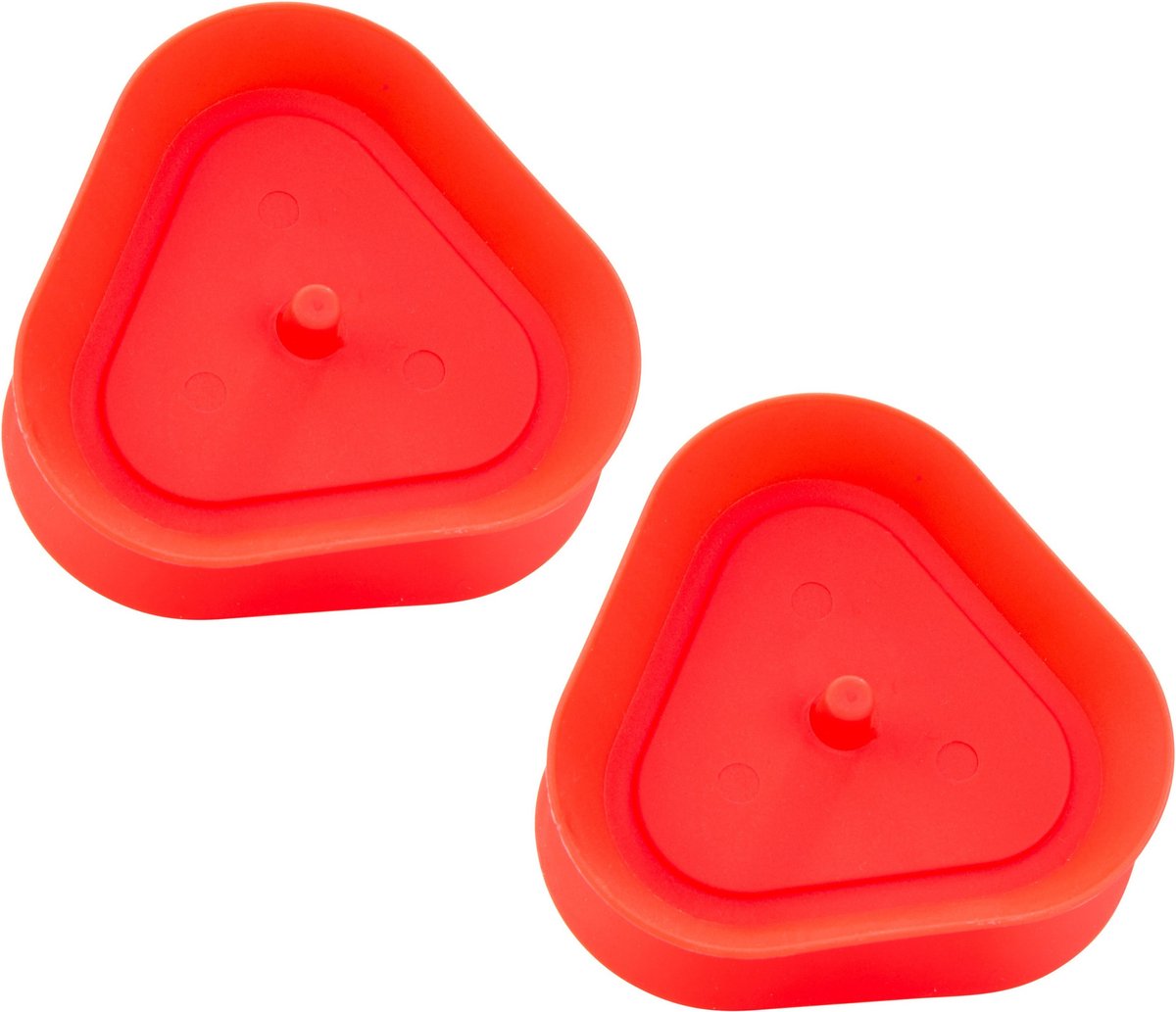 2x  s - kunststof - 8,6 x 8,6 x 2,6 cm - Kaarthouders