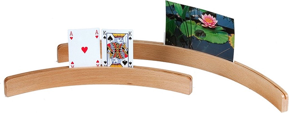 Kaarthouder hout middel 35 cm