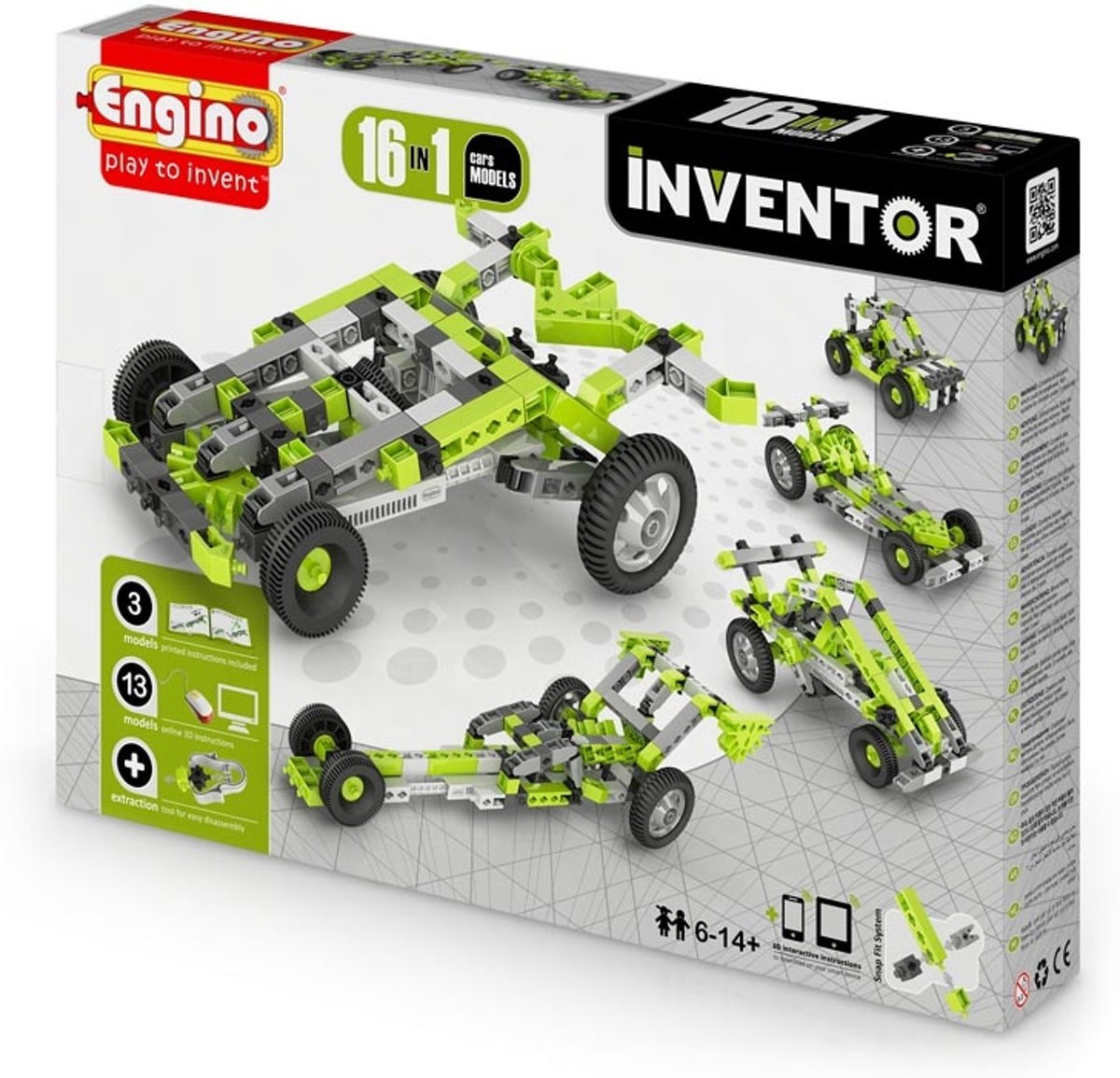 ENGINO INVENTOR Autos 16 modellen