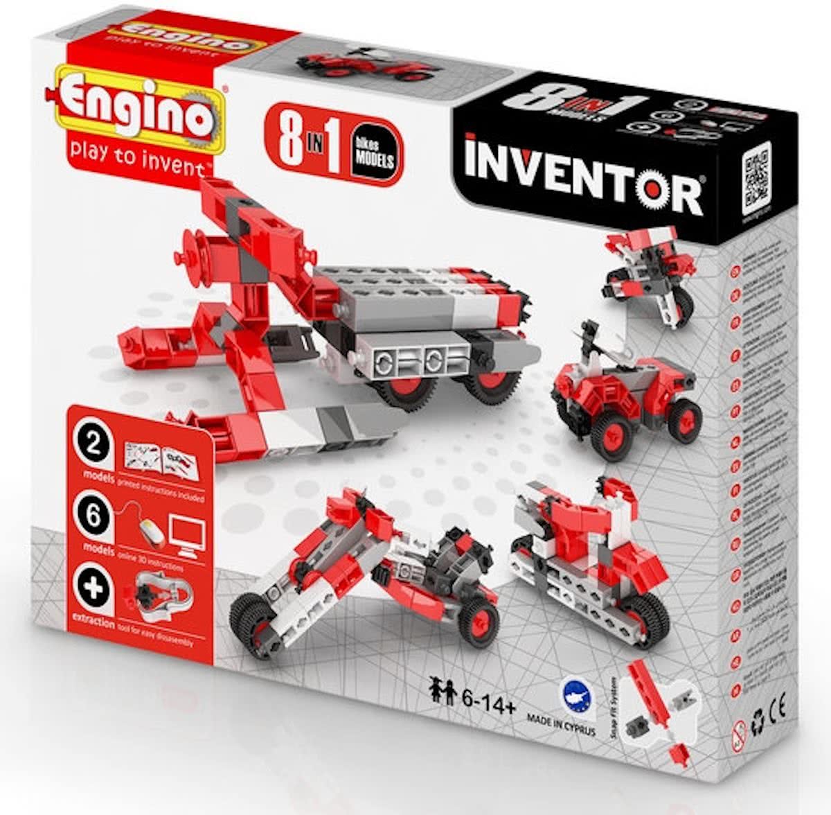ENGINO INVENTOR Motoren 8 modellen