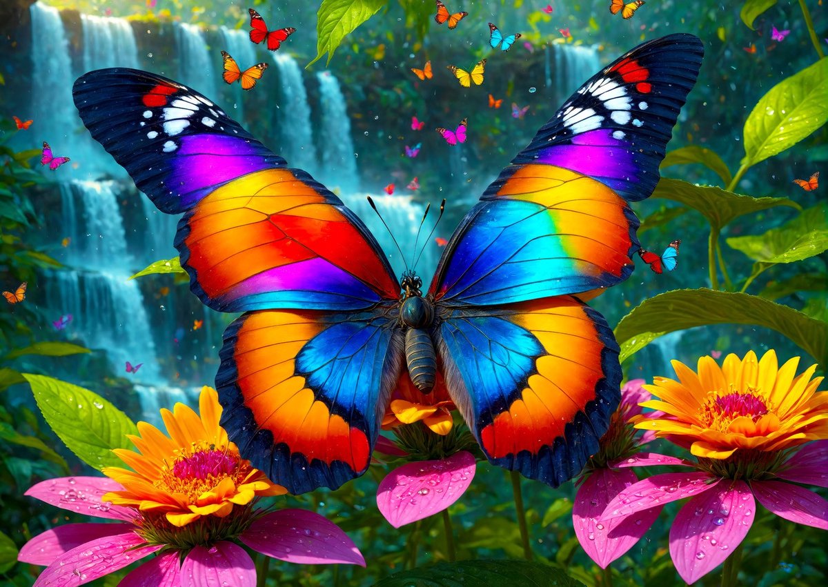 Enjoy Puzzle legpuzzel Butterfly in the Forest - 1000 stukjes.