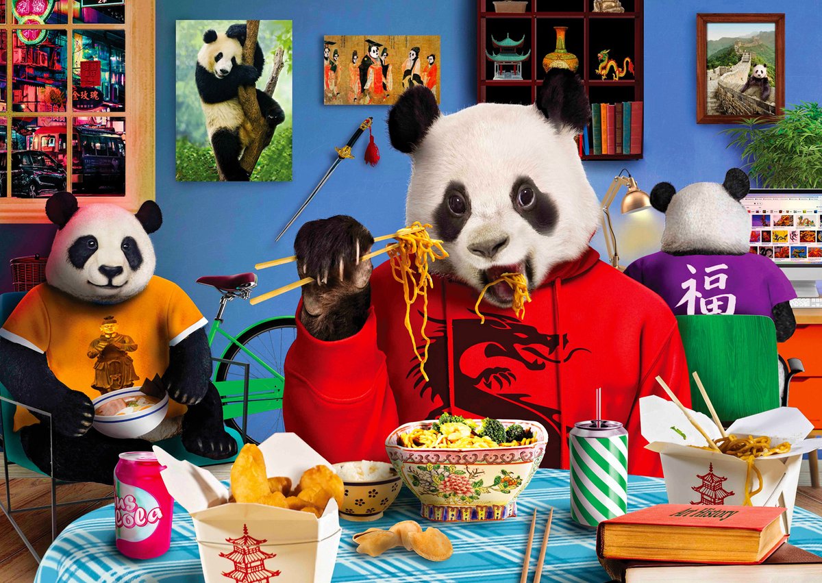 Enjoy Puzzle legpuzzel Chinese Takeout - 1000 stukjes puzzelplezier.