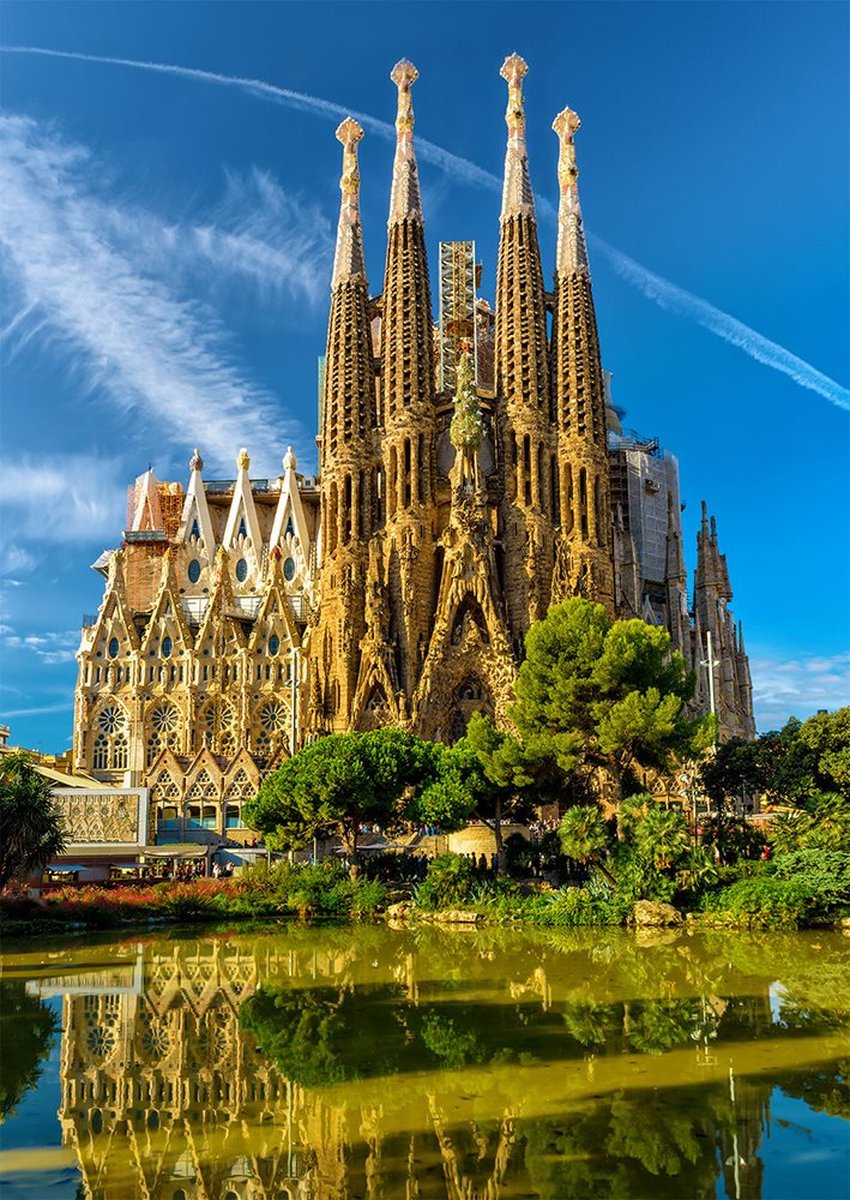 Enjoy Puzzle legpuzzel Sagrada Familia Barcelona - 1000 stukjes puzzel.