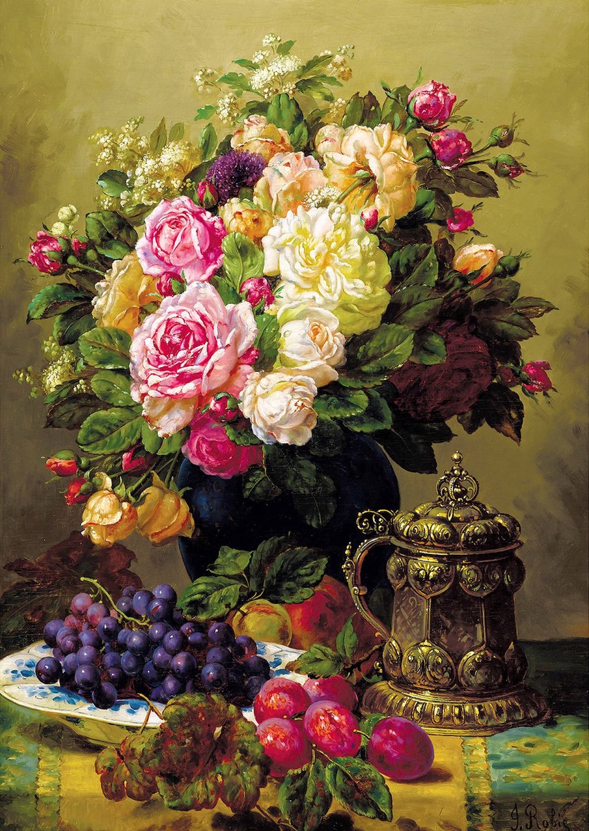 Enjoy Puzzle legpuzzel Still Life with Roses - 1000 stukjes kunst.
