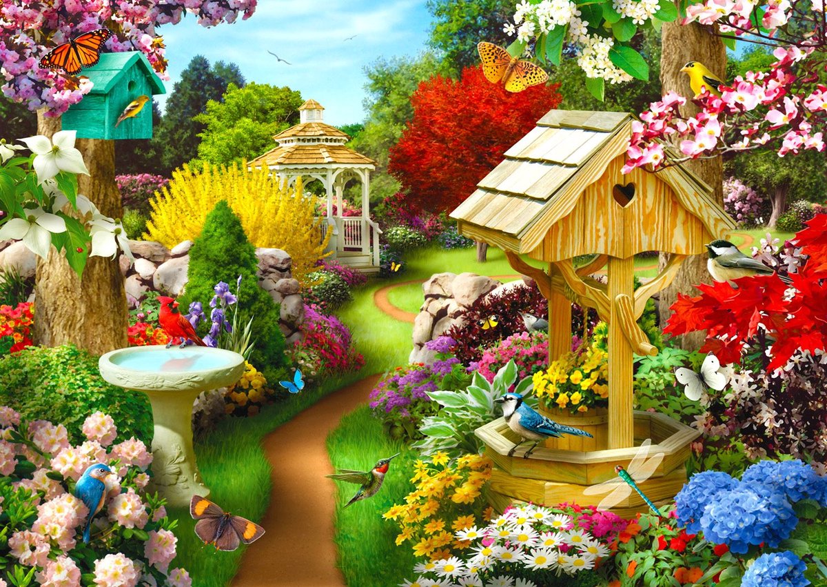 Enjoy Puzzle legpuzzel Wishes of Wonder - 1000 stukjes kleurrijk.