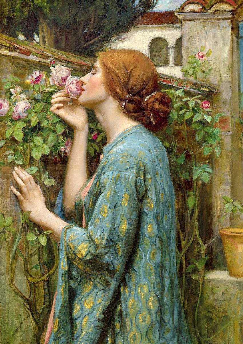 Enjoy puzzel John William Waterhouse - The Soul of the Rose - 1000 stukjes.