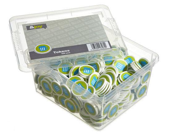 Bedrukte Betaalmunten - Bier Glas - Wit Groen