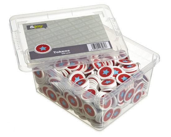 Bedrukte Betaalmunten / Consumptiemunten - Ster - 500 Jetons