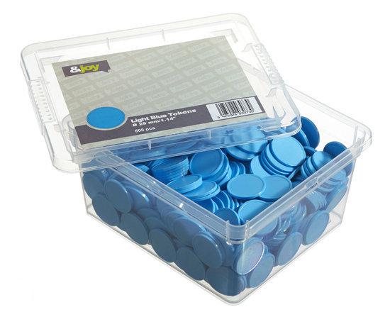 Blanco Betaalmunten - Licht Blauw