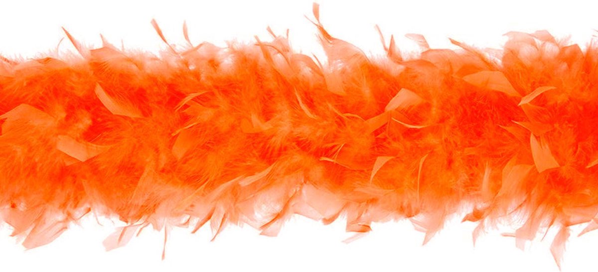 Boa - Oranje - Voetbal - Carnaval - Boas 5 stuks