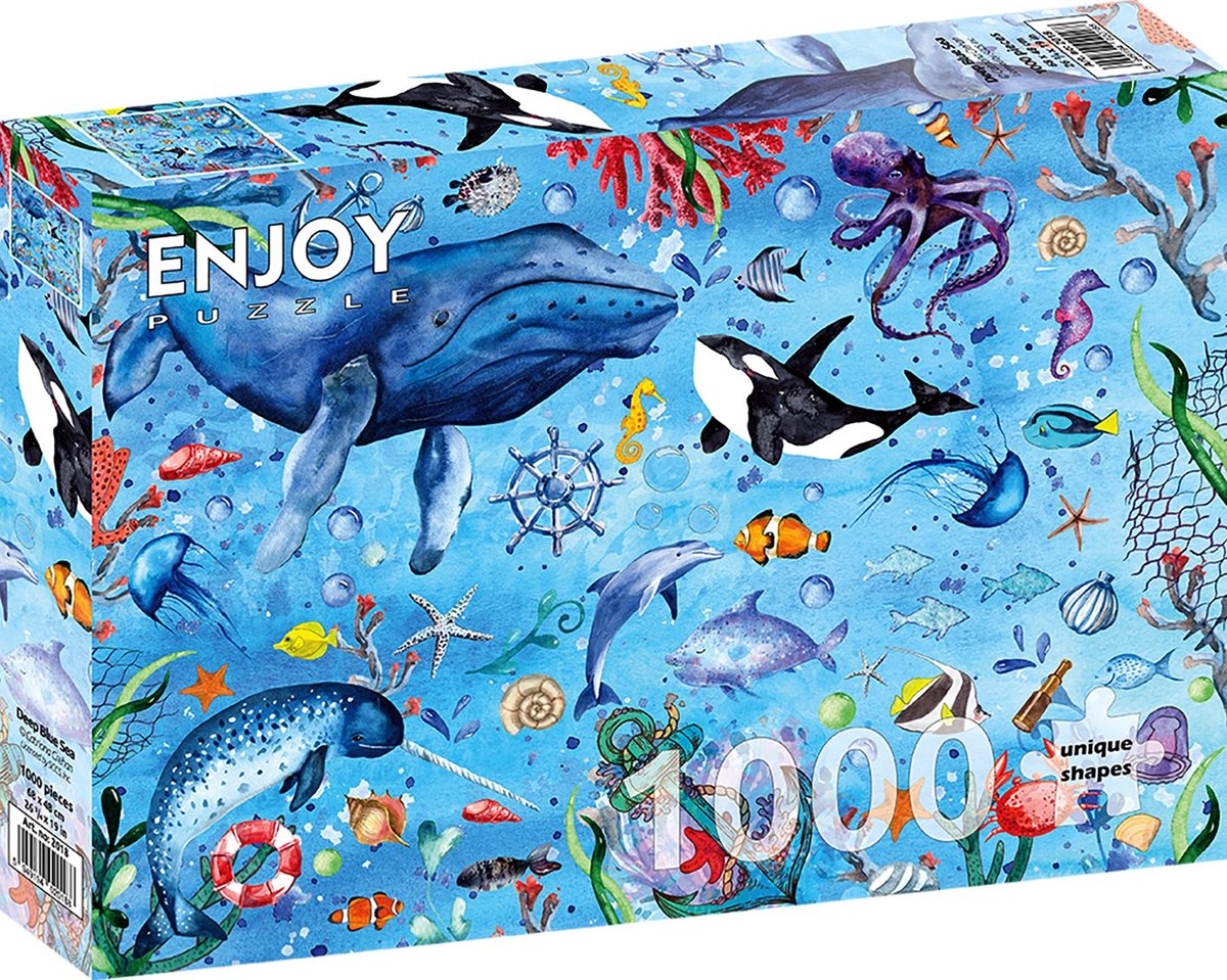Deep Blue Sea Puzzel 1000 Stukjes