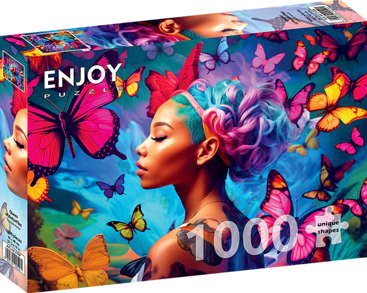 Queen of Butterflies Puzzel 1000 Stukjes