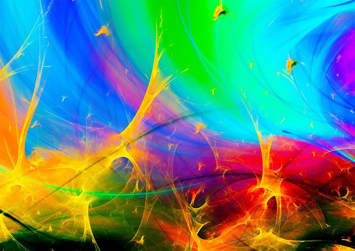 Rainbow Fractals Puzzel 1000 Stukjes