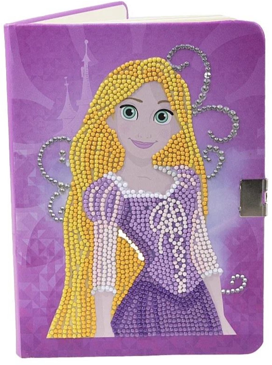 Sekretny Pamiętnik z mozaiką diamentową Roszpunka