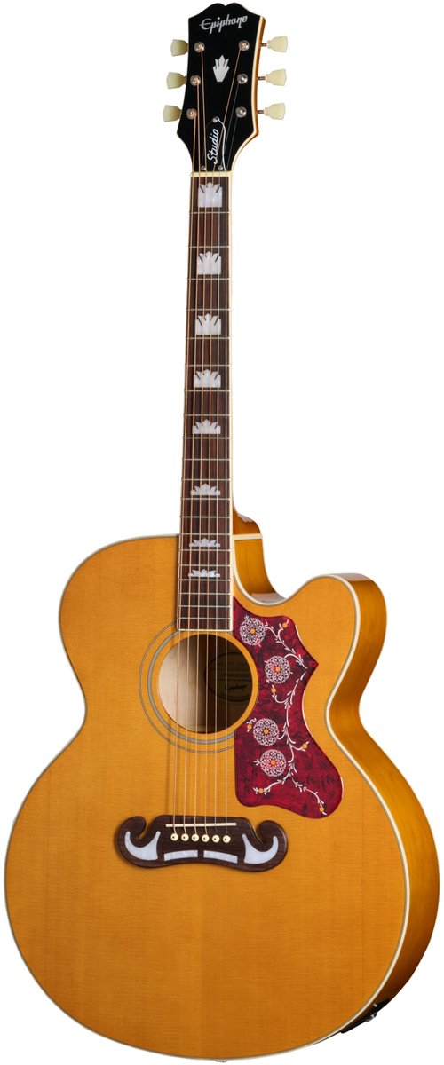 Epiphone J-200 Studio EC Natural - Akoestische gitaar