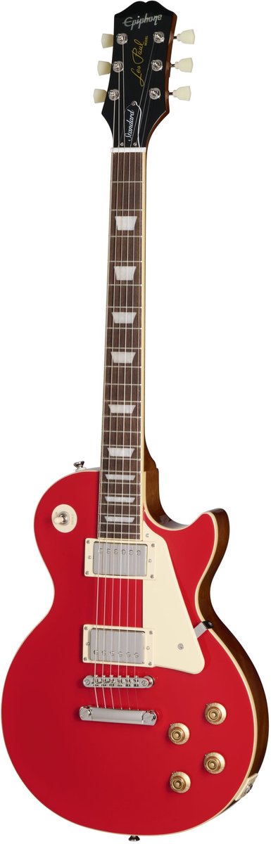 Epiphone Les Paul Standard 50s Cardinal Red - Single-cut elektrische gitaar