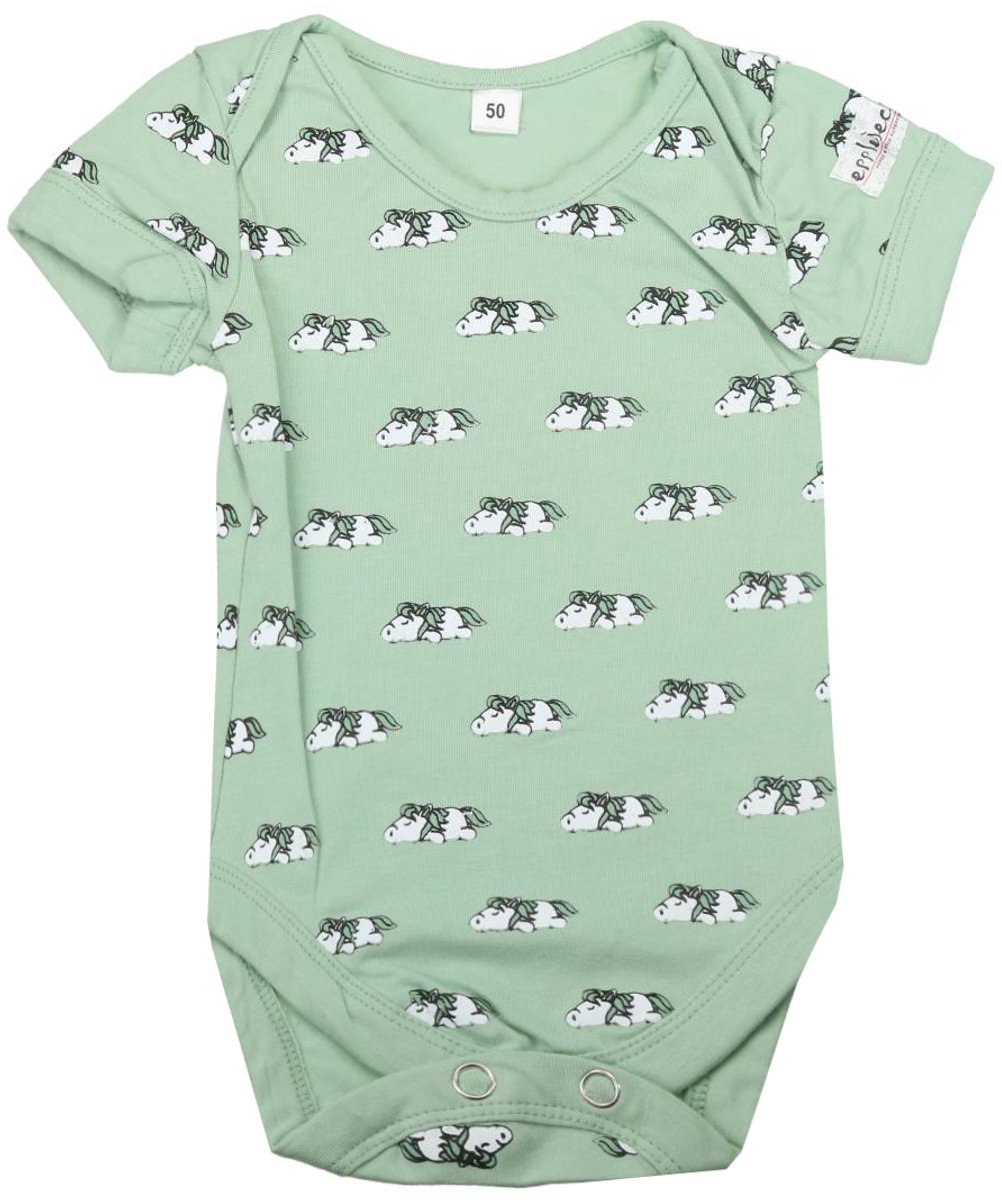 Epplejeck Romper Epplejeck Ejsleeping White Foal Groen