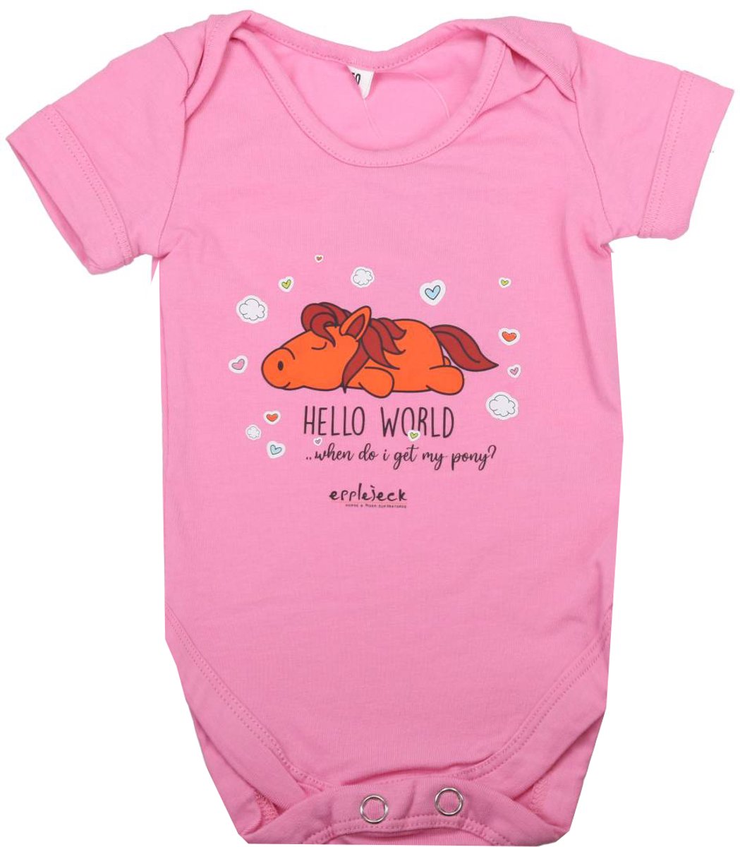 Epplejeck Romper Epplejeck Ejwhen Do I Get My Pony Roze