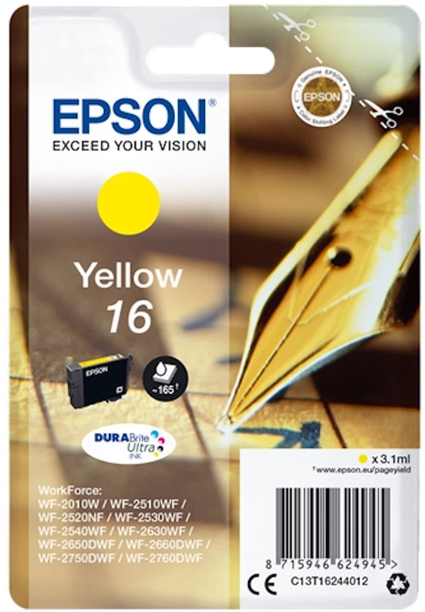   16 - Inktcartridge / Geel