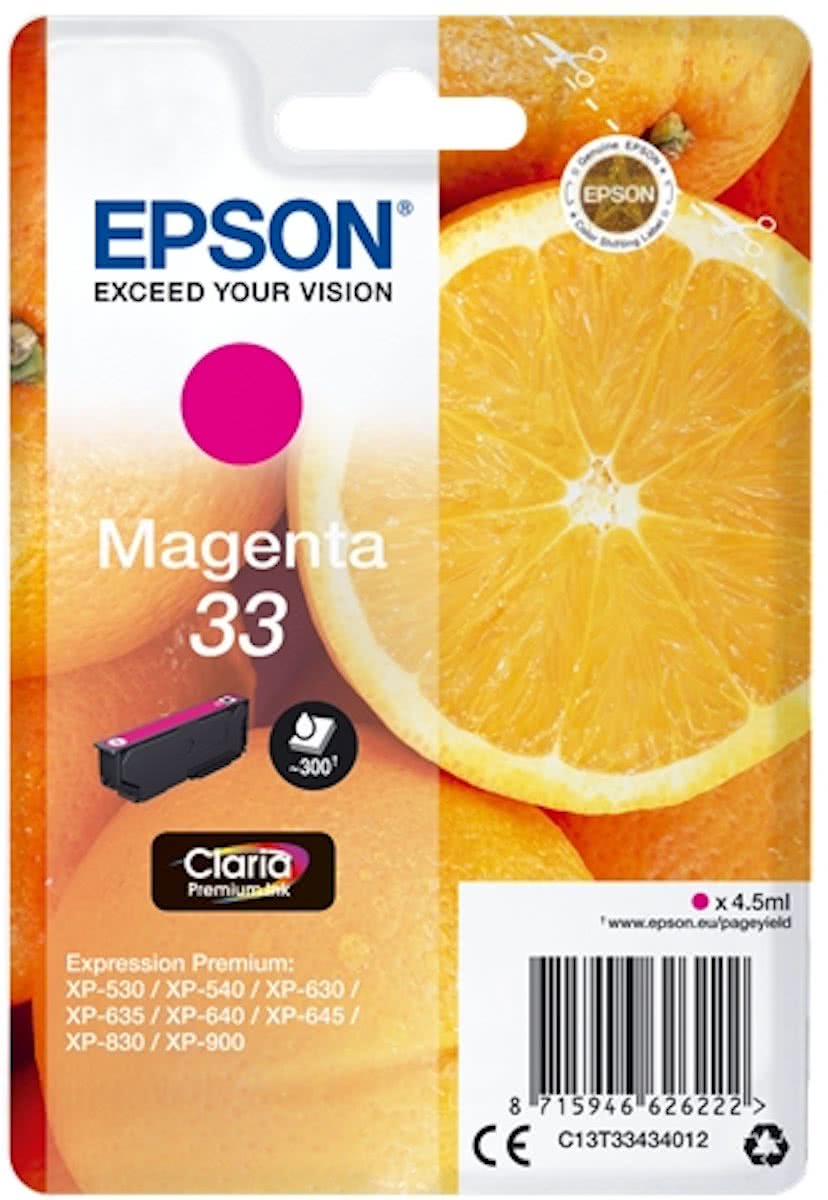   33 - Inktcartridge / Magenta