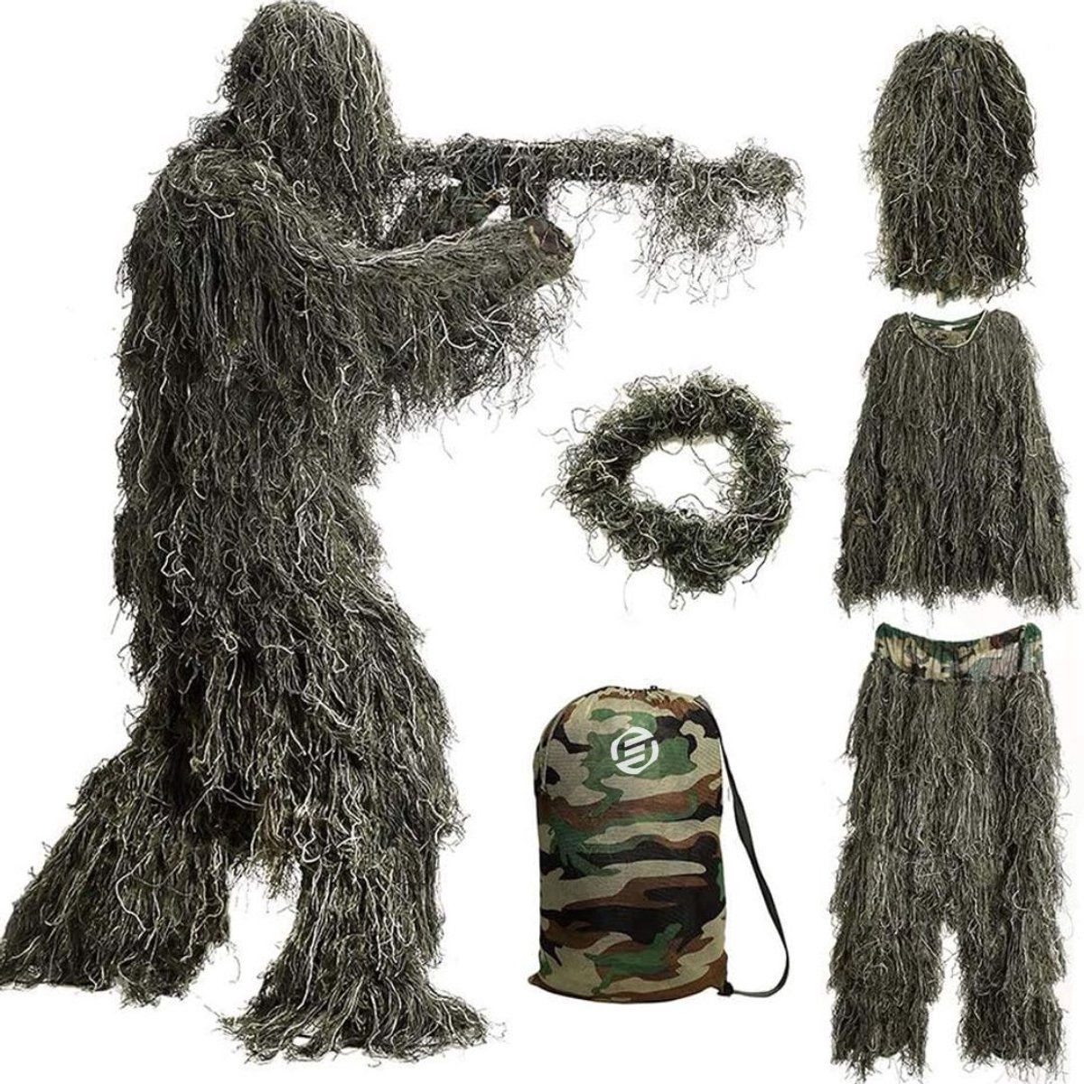 Camouflage Kleding - Camouflage Pak - Ghillie pak