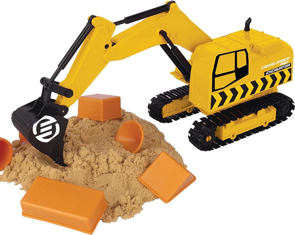 Equivera Bestuurbare Graafmachine - Afstand Bestuurbaar - Voor Kinderen vanaf 6 Jaar - Kinderspeelgoed Graafmachine