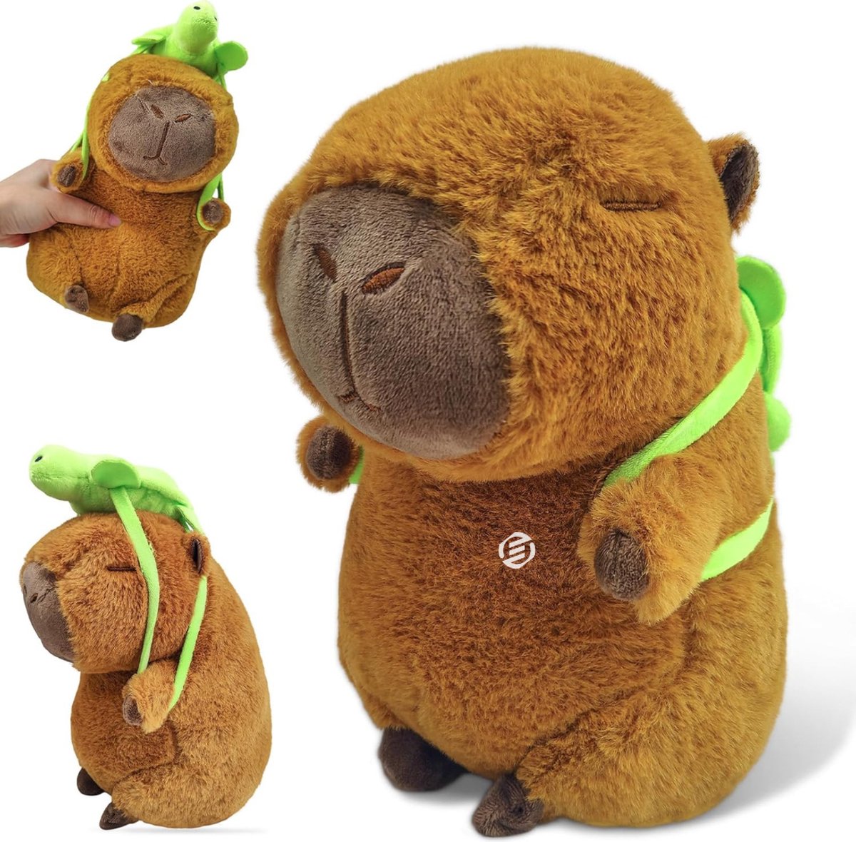 Equivera Capybara Knuffel - Capibara Knuffel - Capibara Pluche - Slaapknuffel - Knuffelvriend - Premium Knuffel