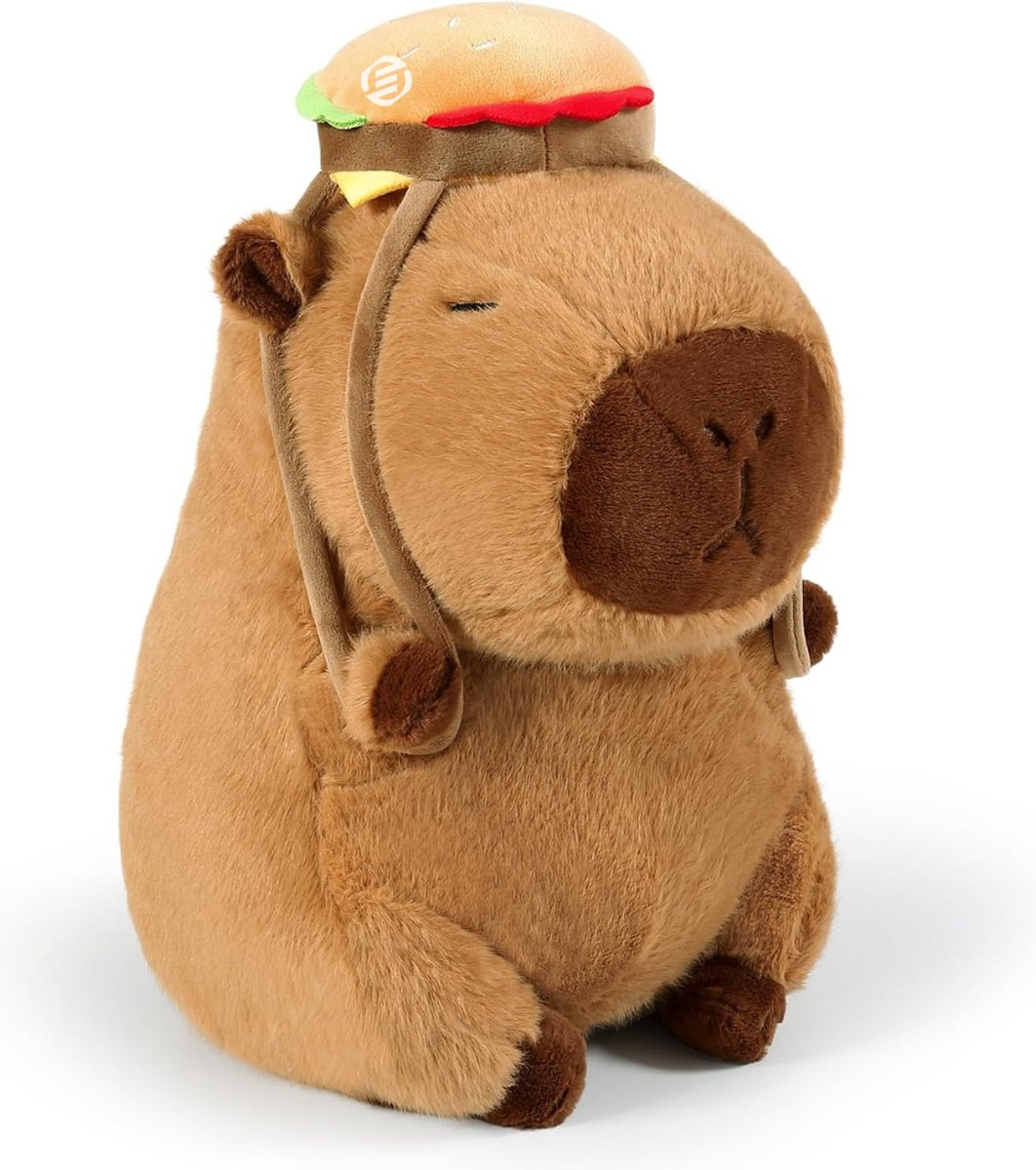 Equivera Capybara Knuffel - Capibara Knuffel - Capibara Pluche - Slaapknuffel - Knuffelvriend - Premium Knuffel