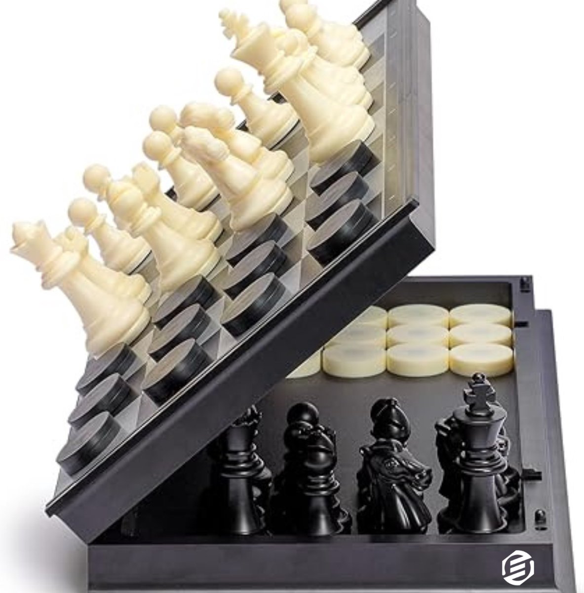   Dambord - Dambord met Damstenen - Familiespel - Damset - Schaakbord - Kerstcadeau - Sinterklaas - Sinterklaas Cadeau - Cadeau Voor Vrouw - Cadeau Voor Man - Cadeau Voor Kind - Cadeau