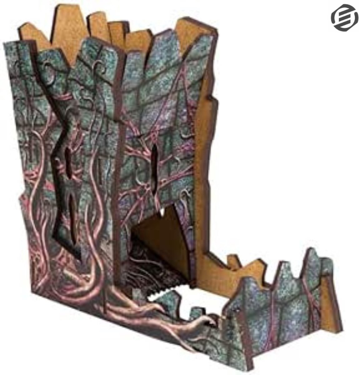 Equivera Dice Tower - Dice Tray - Dobbeltoren - Dobbelsteen Toren - Geschikt Voor Dobbelspellen - Geschikt Voor Dungeons and Dragons