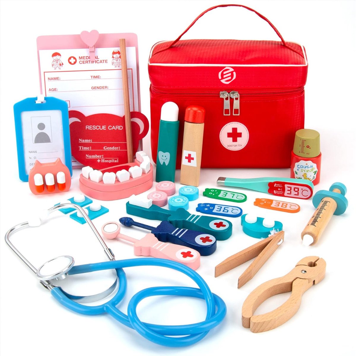 Equivera Dokterset Speelgoed - Dokterset Speelgoed - Dokter Speelgoed - Kinder Speelgoed -