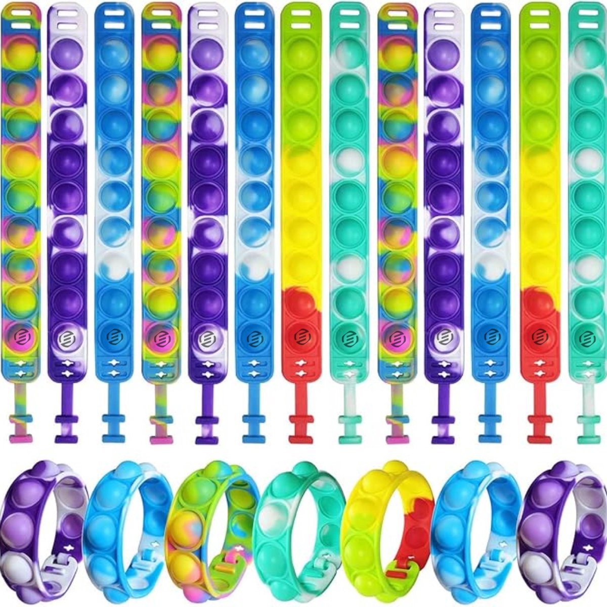 Equivera Fidget Speelgoedset - Fidget Toys Pakket - Fidget Toys - Fidget Speeltjes - Pop It - Fidget Toy Box - Fidget Speeltjes Set - Leuk cadeau voor kinderen