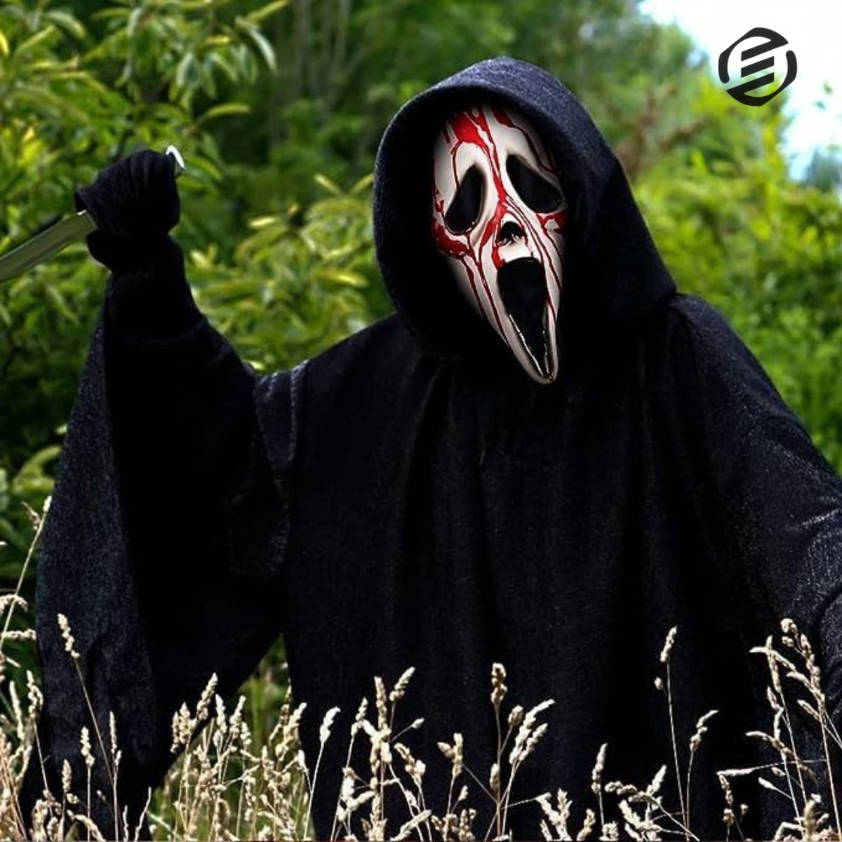 Equivera Ghostface Masker - Scream Masker - Halloween Masker - Halloween - Halloween Maskers Volwassenen - Enge Maskers - Haloween Masker