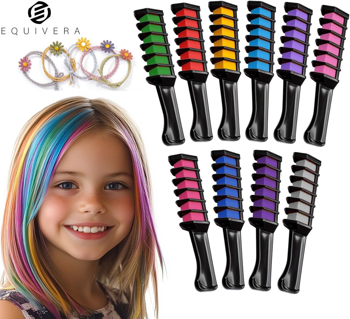   Haarkrijt - Haarkrijt Voor Kinderen - Hair Chalk - Haar Krijt - Cadeau voor Kinderen