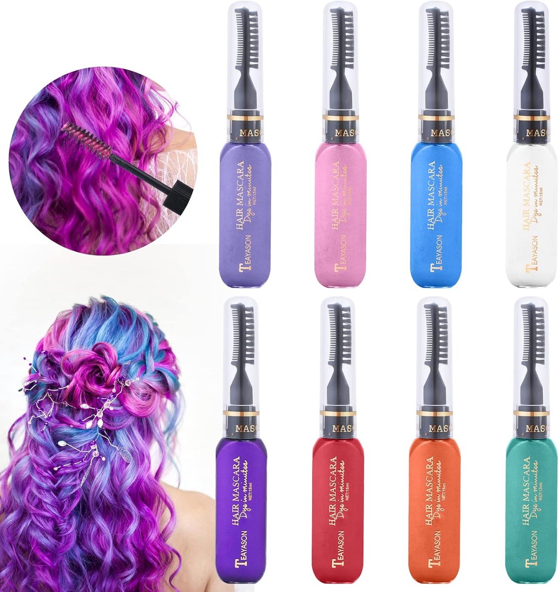 Equivera Haarkrijt - Haarkrijt Voor Kinderen - Hair Chalk - Haar Krijt - Cadeau voor Kinderen