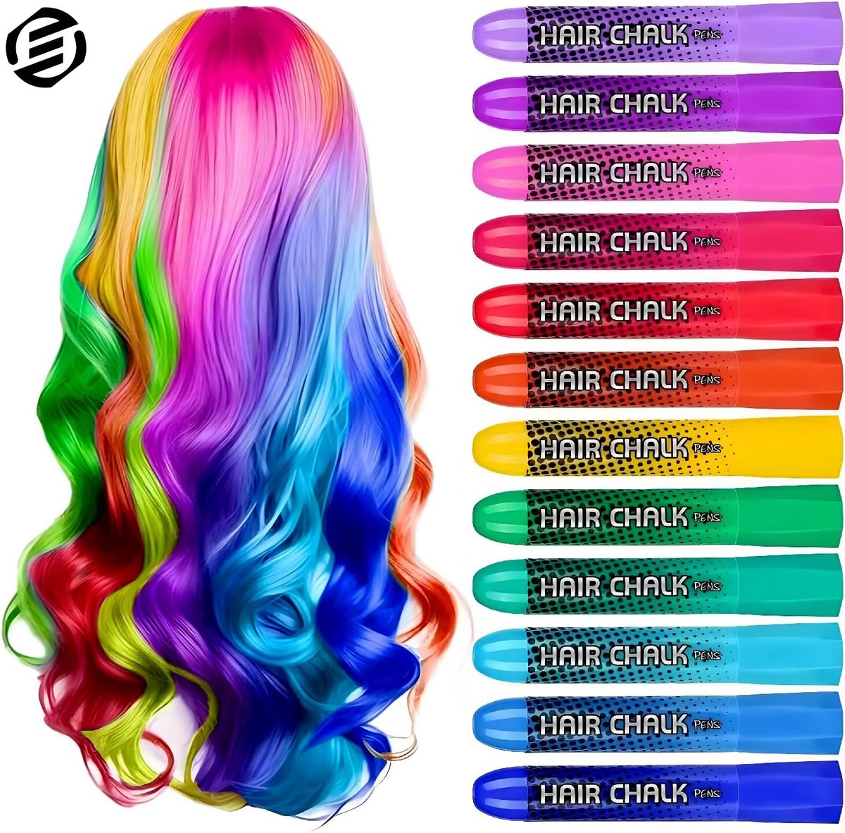  Haarkrijt - Haarkrijt Voor Kinderen - Hair Chalk - Haar Krijt - Cadeau voor Kinderen