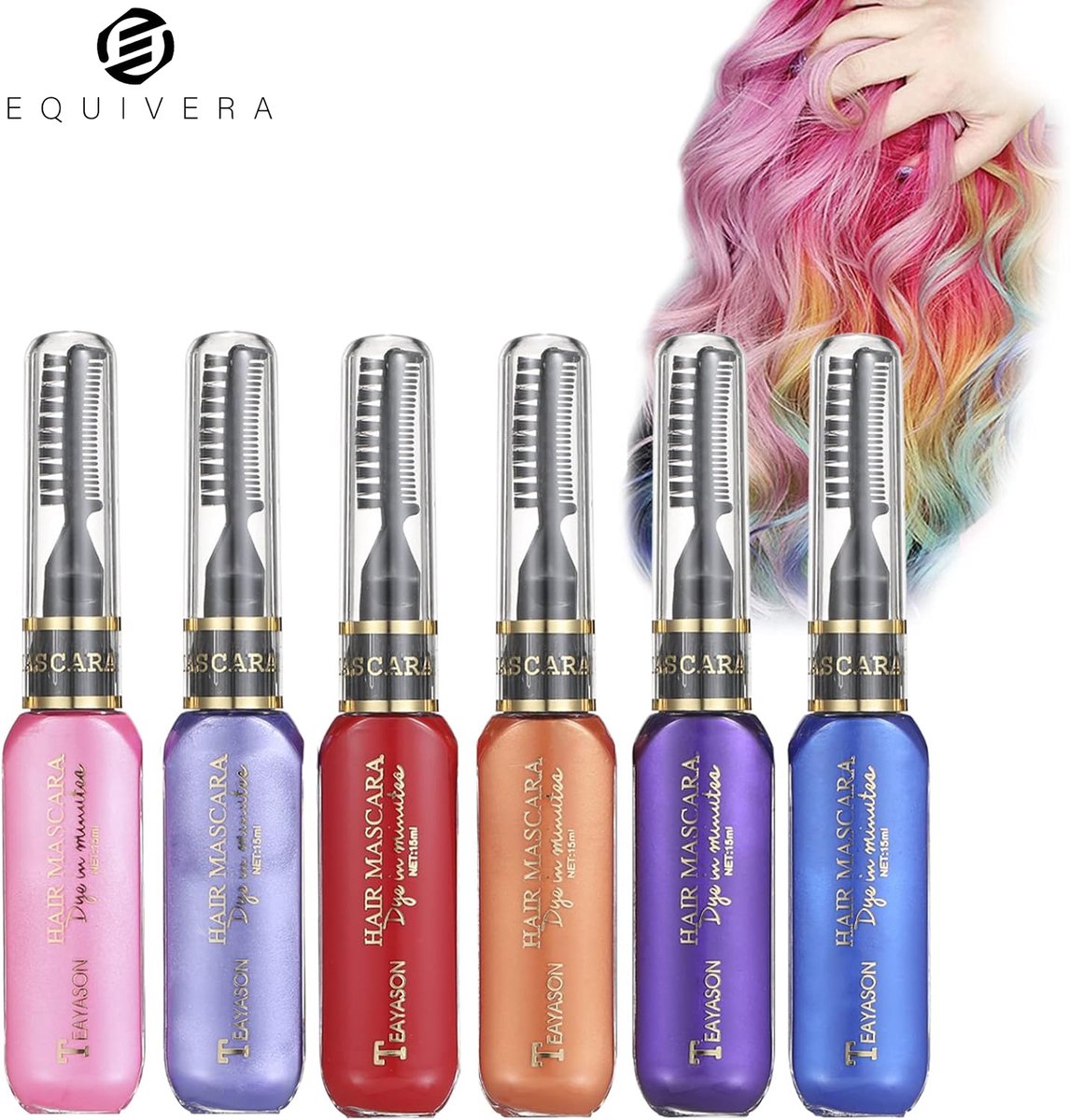 Equivera Haarkrijt - Haarkrijt Voor Kinderen - Hair Chalk - Haar Krijt - Cadeau voor Kinderen