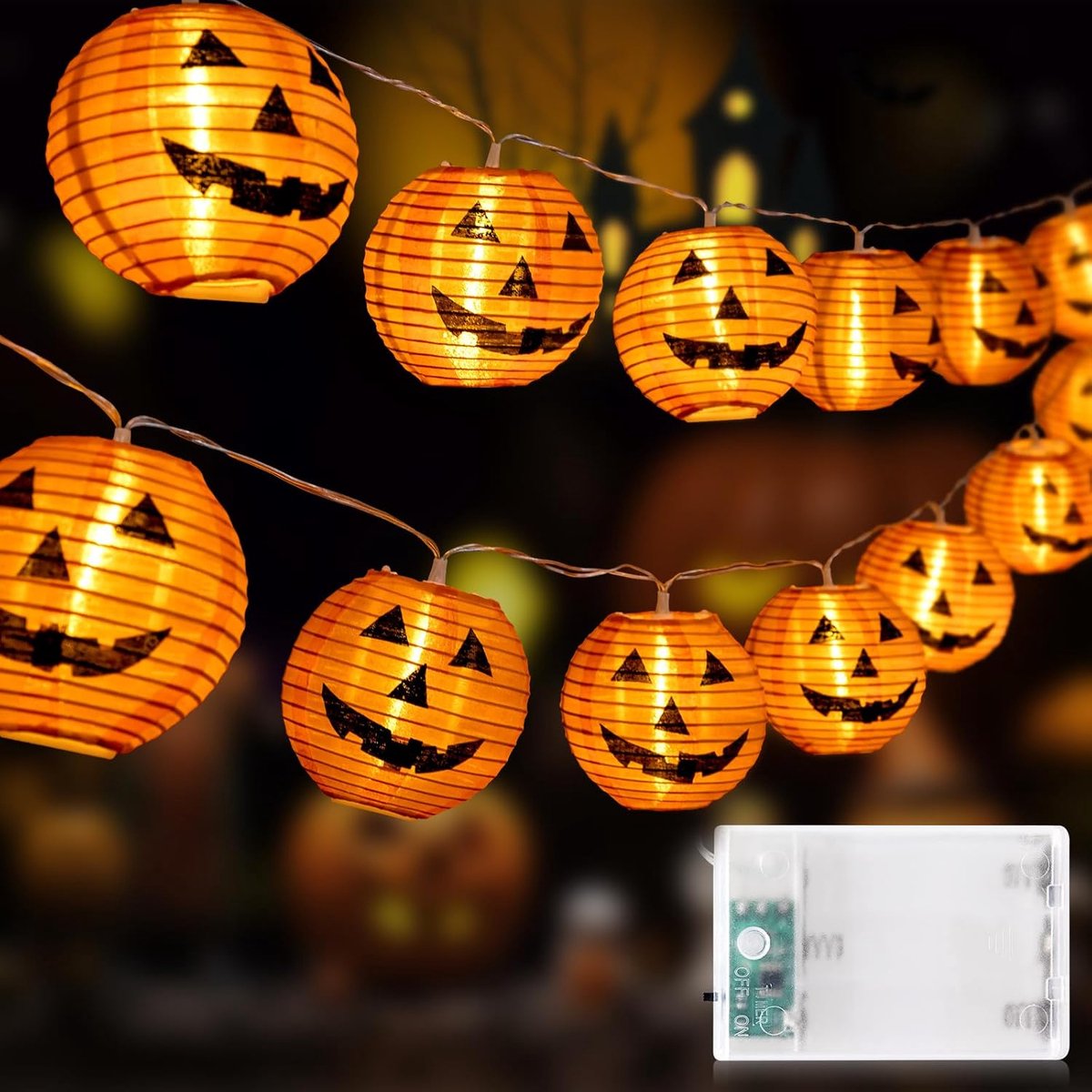 Equivera Halloween Lichtsnoer - Halloween - Halloween Versiering - Halloween Verlichting - Halloween Lampjes