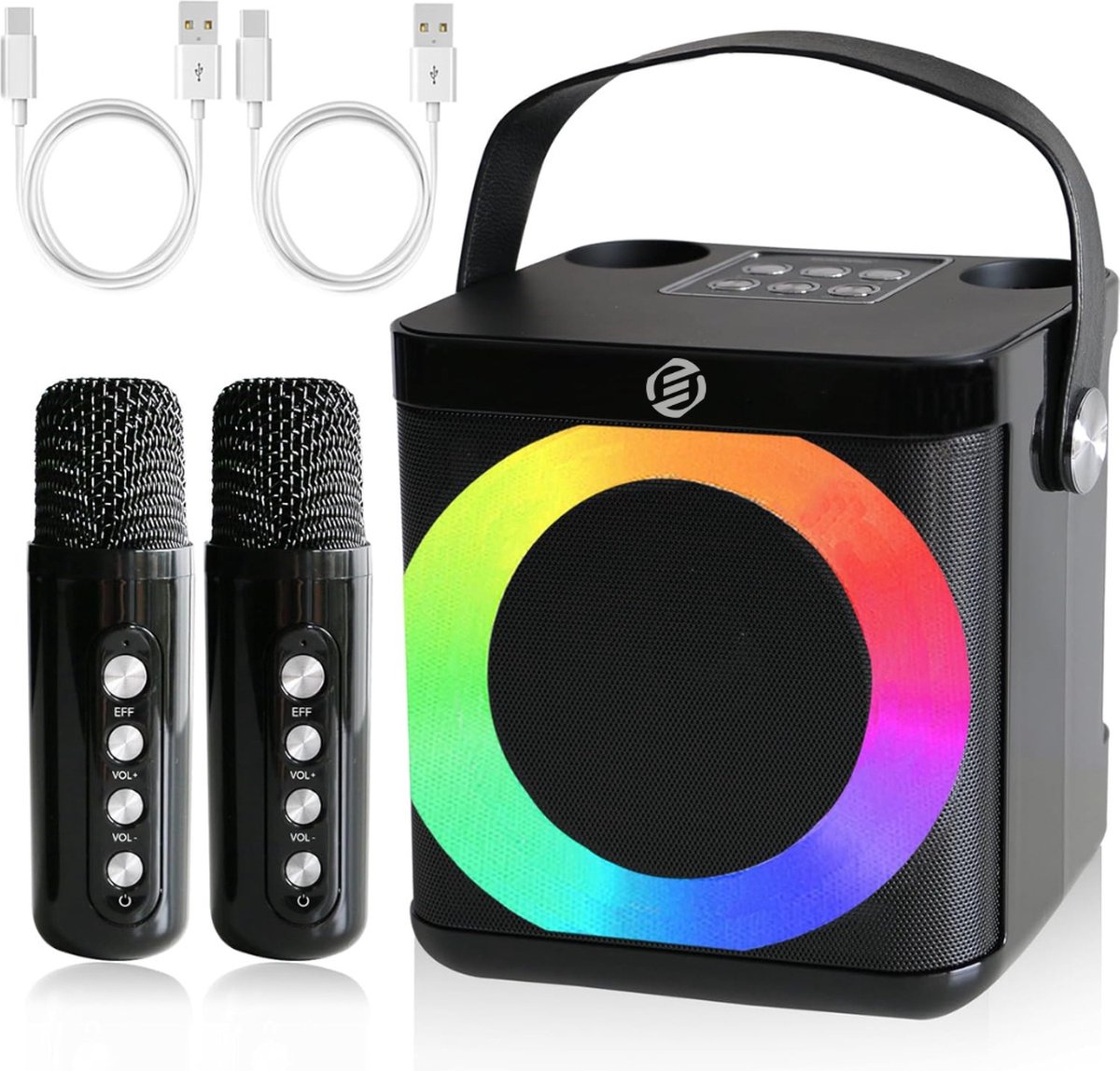   Karaoke Set voor Kinderen en Volwassenen -   - Karaoke Set -  s - Karaoke Set Kinderen Volwassenen - Voor de Leukste Karaoke Avond!