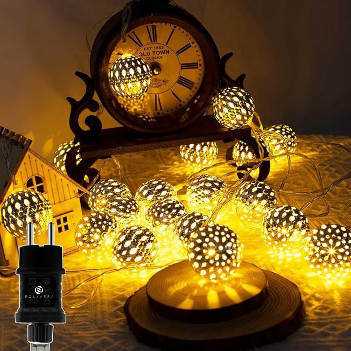 Equivera Kerstverlichting - Kerstverlichting Buiten - Kerstverlichting Binnen - Kerstdecoratie - Kerstlichtjes - Kerst Lichtjes - Kerst Verlichting - Kerstversiering - Kerstdecoratie